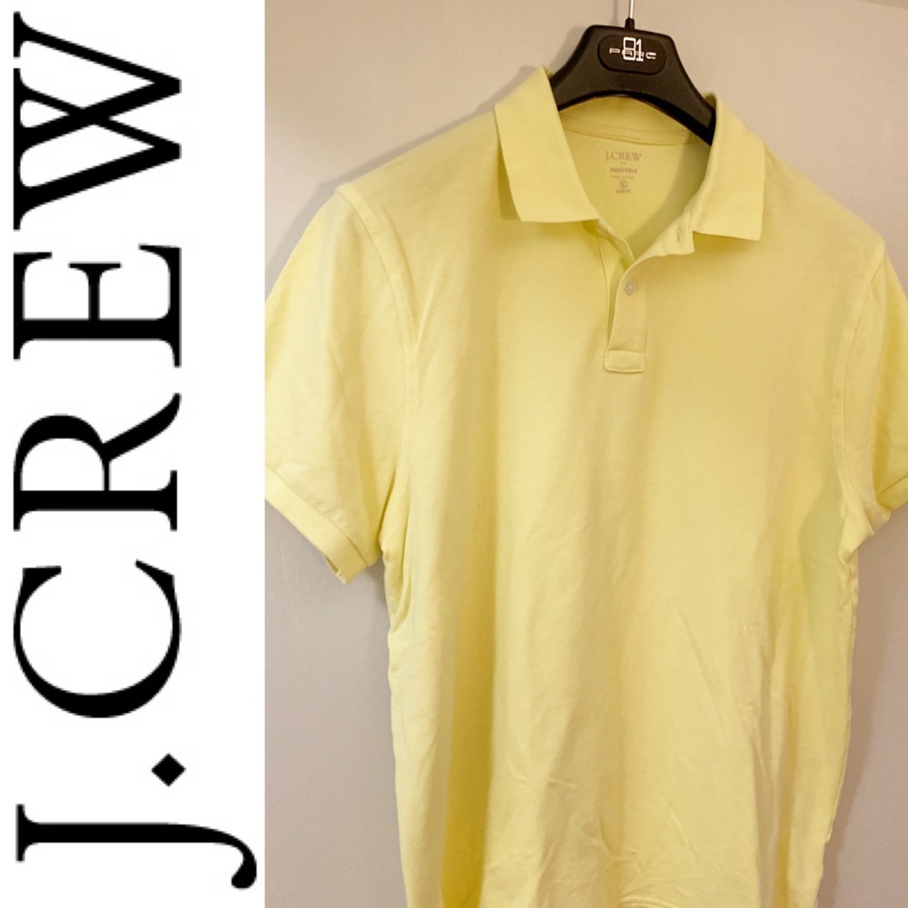J. Crew Slim Fit Polo - Yellow - XL